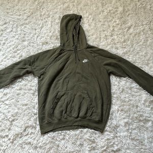 Olive green Nike sweatshirt